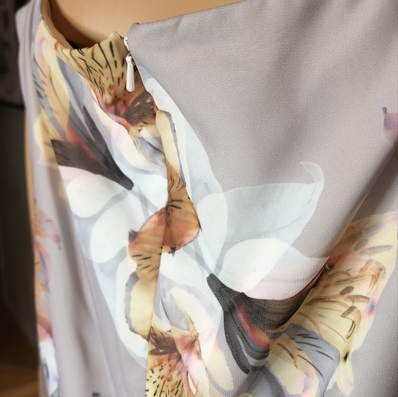 NWT little mistress fit and flare floral dress - Picture 16 of 16